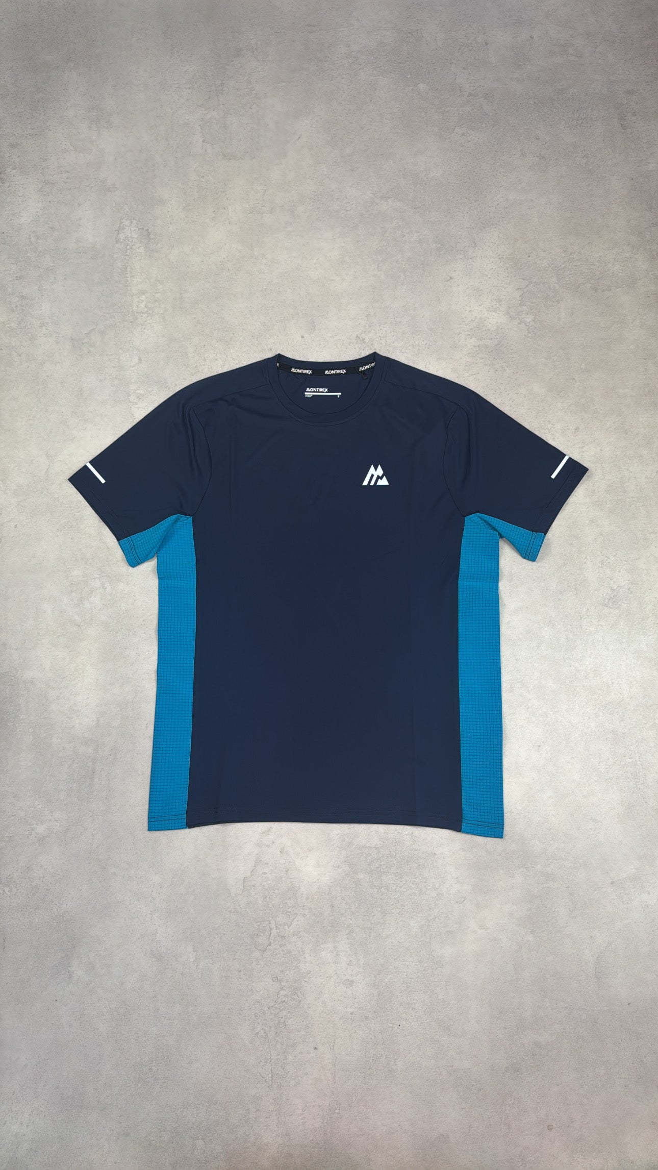 Montirex Vector T-Shirt - Midnight Blue/Maya Blue