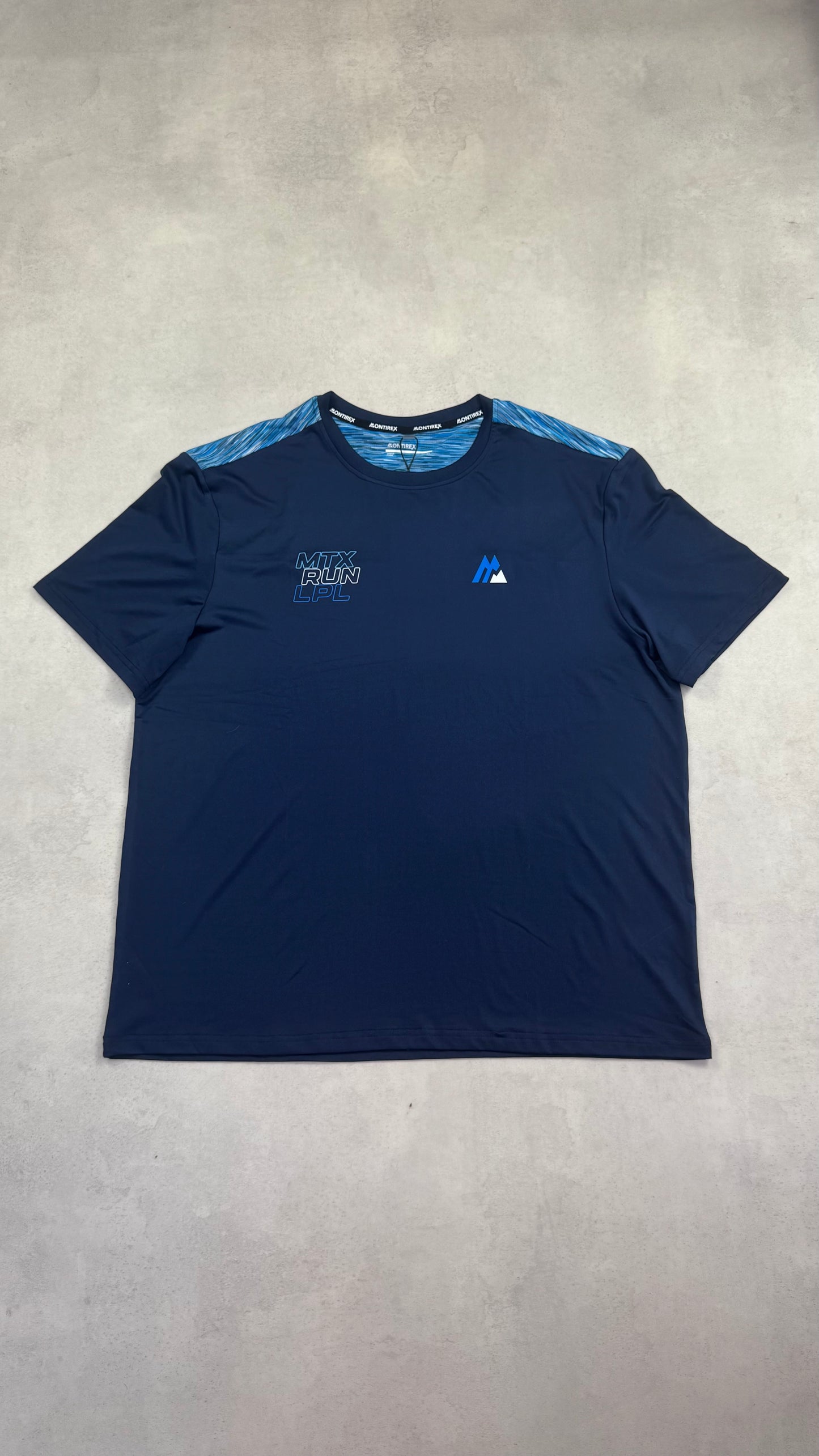 Montirex Run City LPL T-Shirt - Navy/Blue