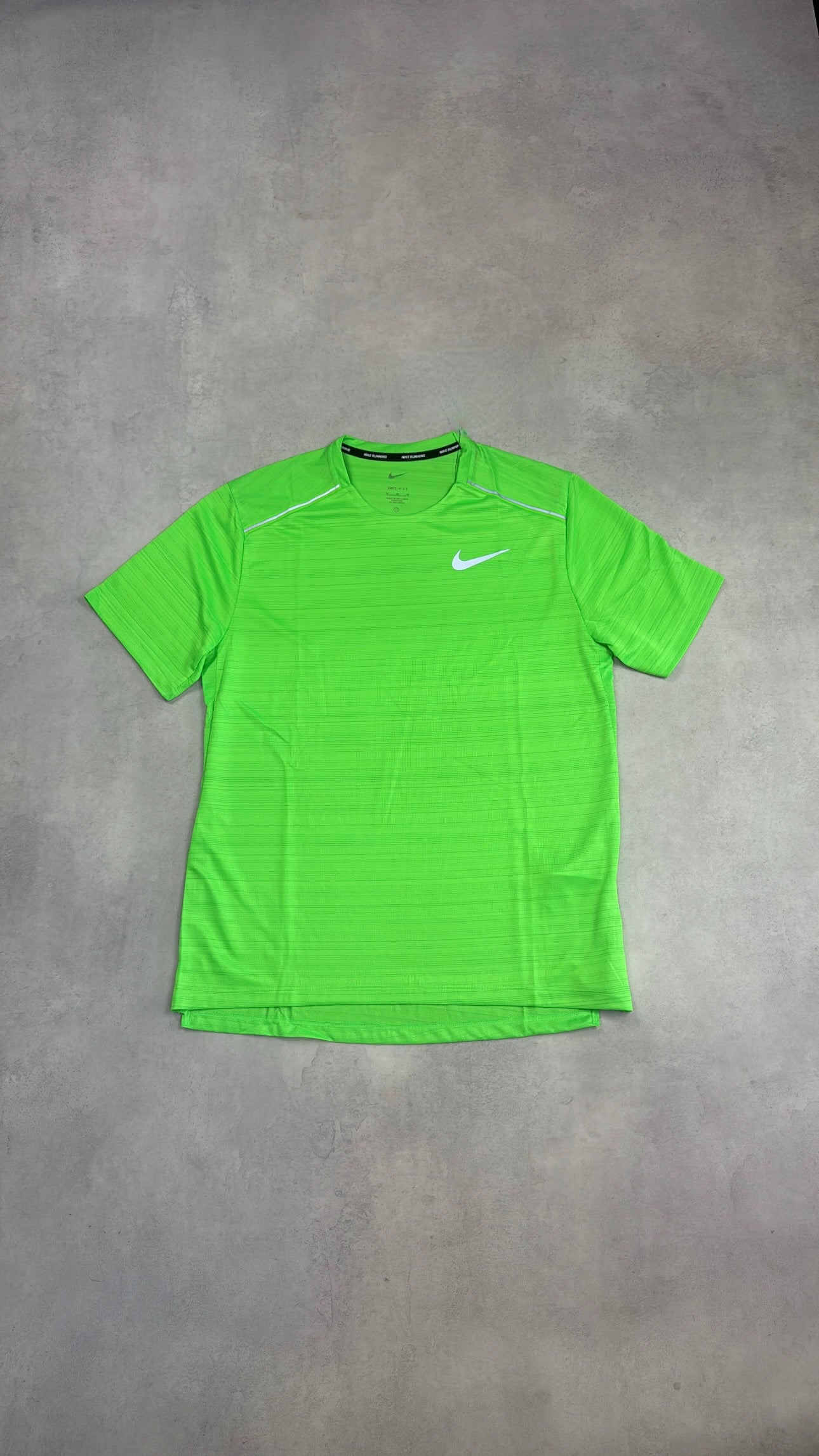 Nike Miler T-Shirt - Green Strike