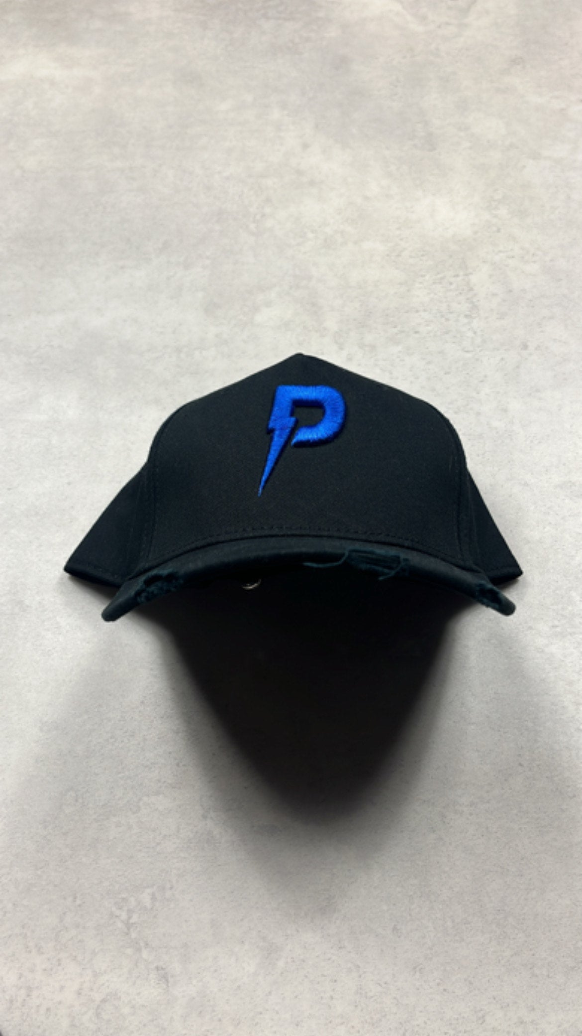 Patterned Hat Black/Blue