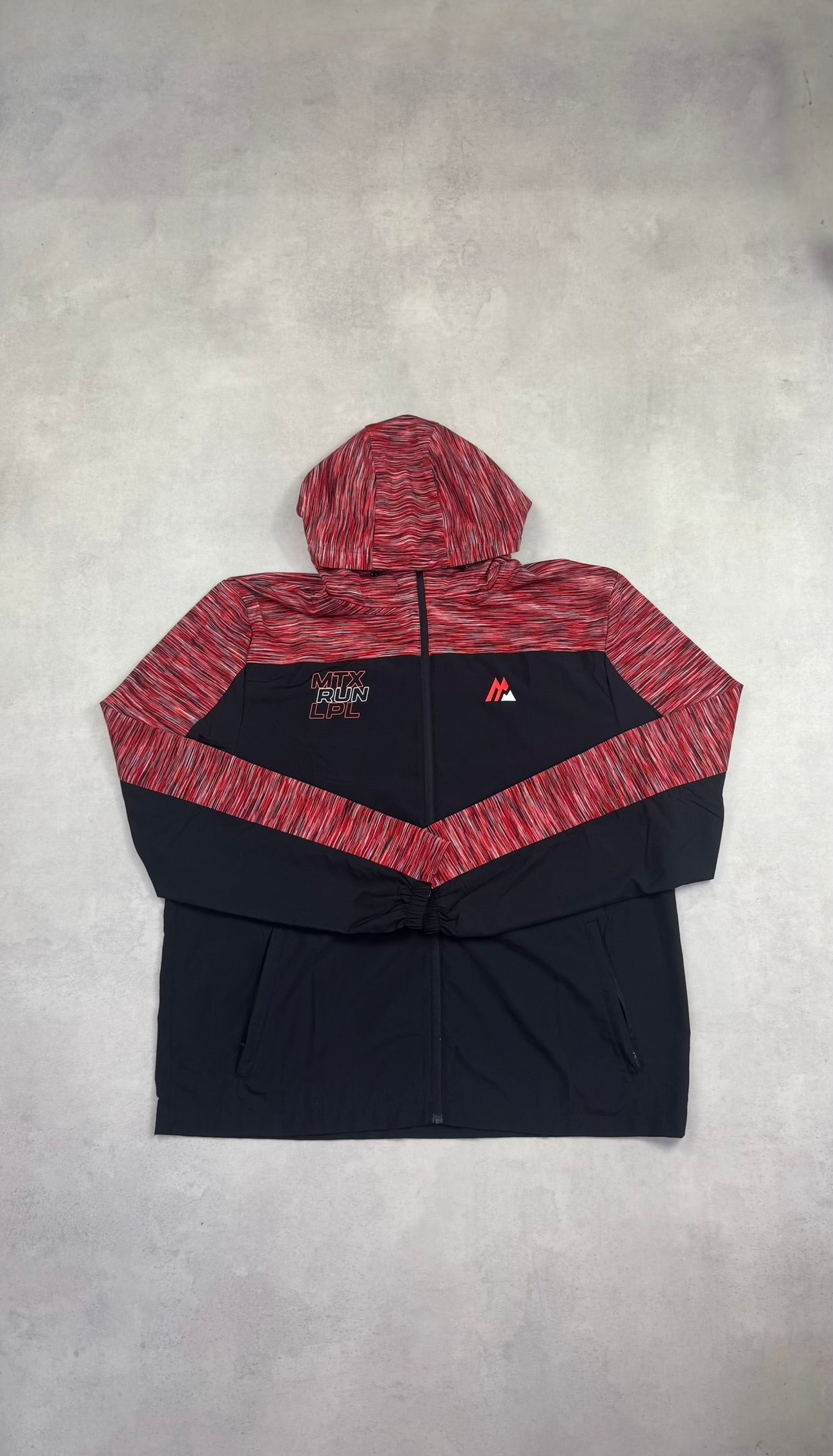 Montirex Run City Liverpool Windrunner - Black/Red