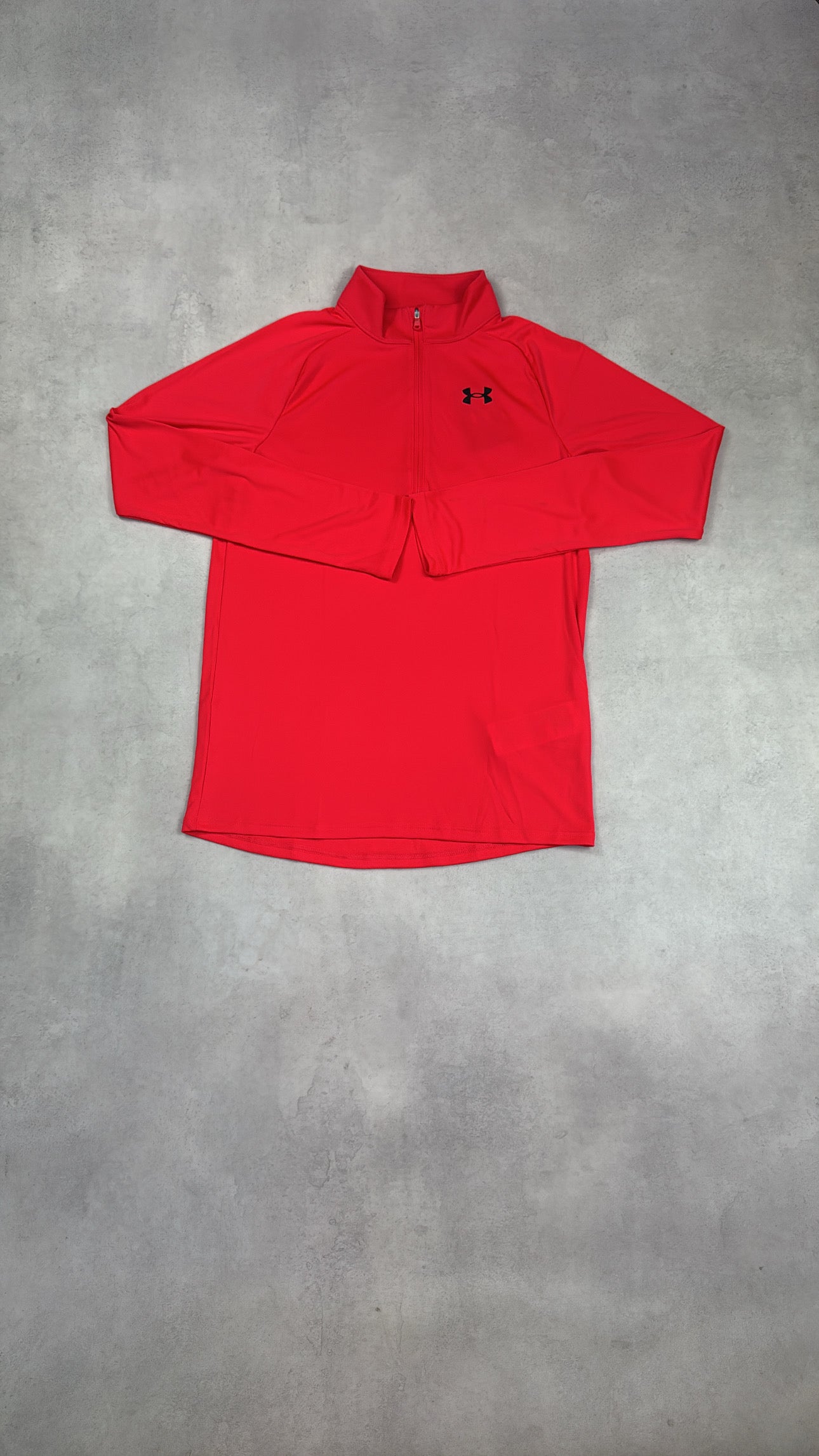 Junior Under Armour Quarter Zip - Racer Red