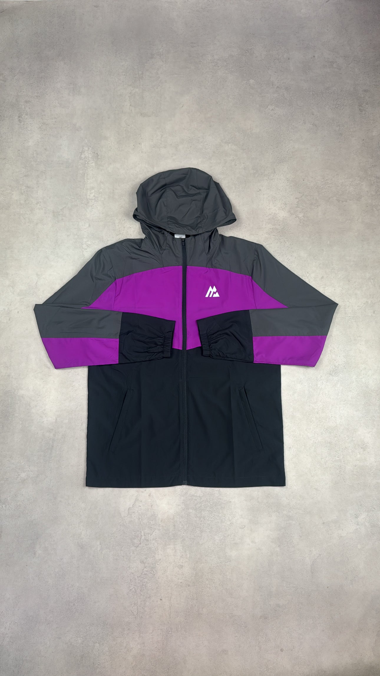 Montirex Breeze Windbreaker - Purple/Grey/Black