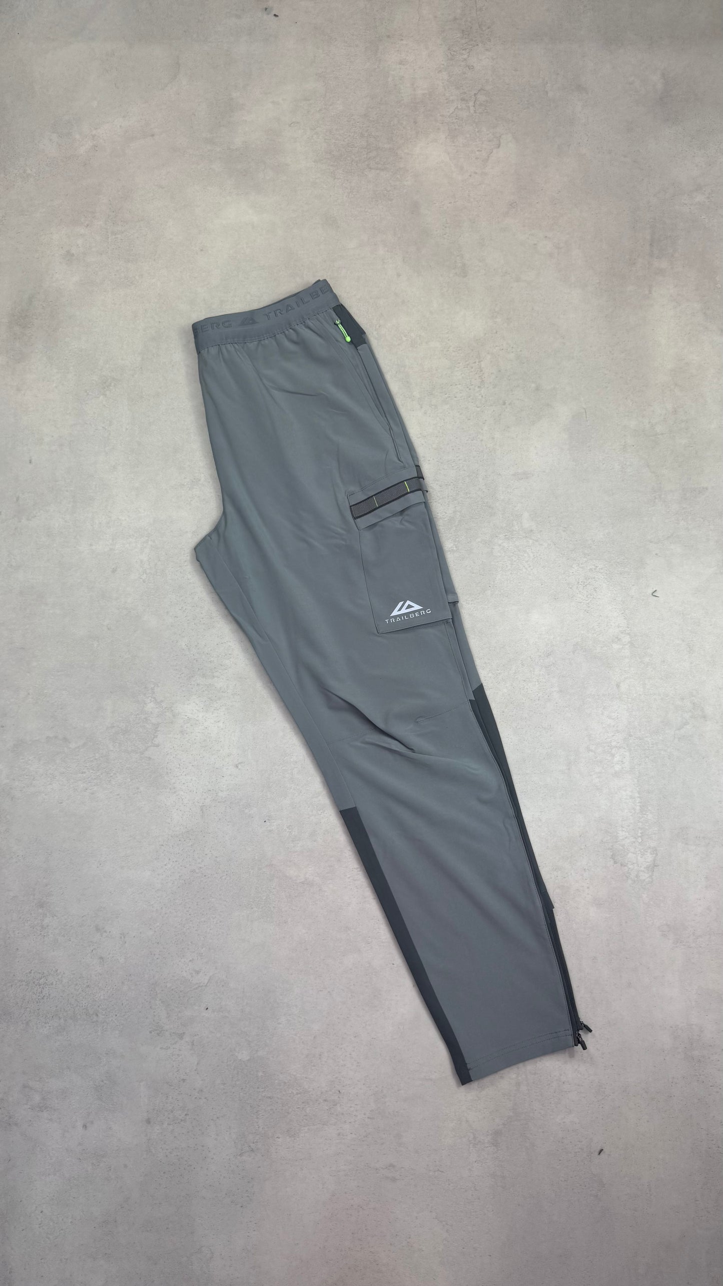 Trailberg Triathlon SS25 Pants - Lava Smoke/Monument/Neon Lime