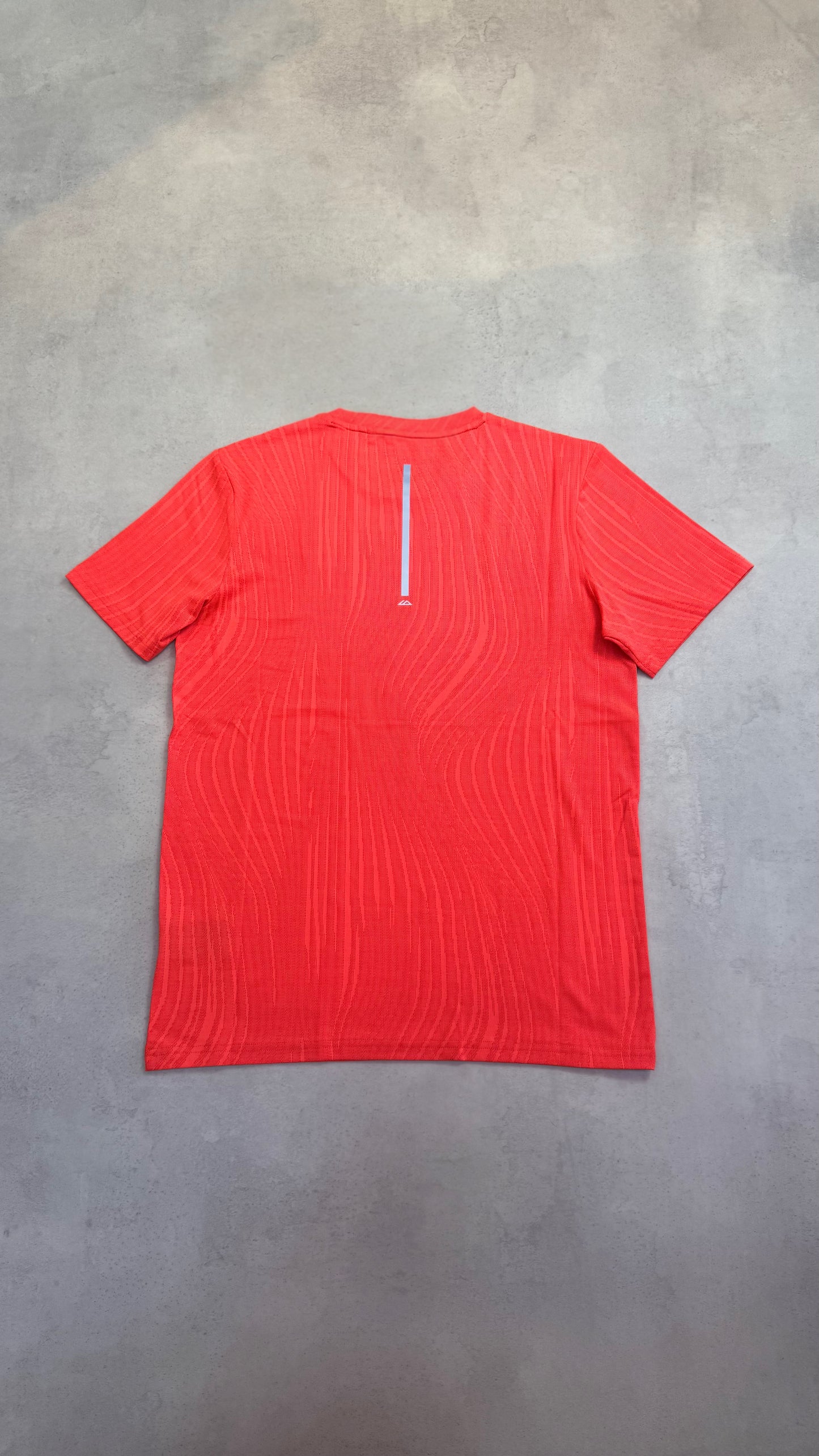 Trailberg Vertex Jacquard T-Shirt - Fiery Coral/ Diva Red