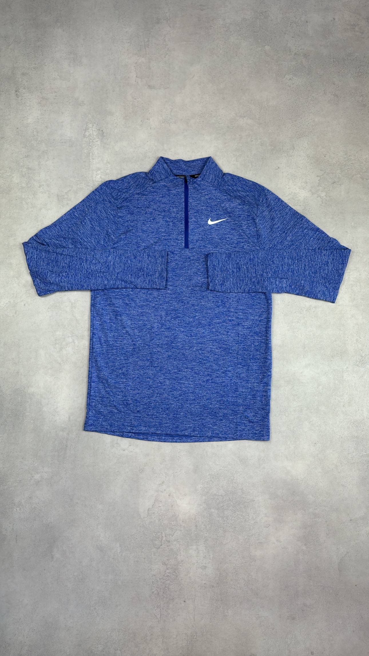 Nike Element Half Zip - Heather Blue