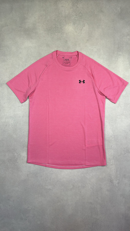 Under Armour Textured T-Shirt - Salmon Pink