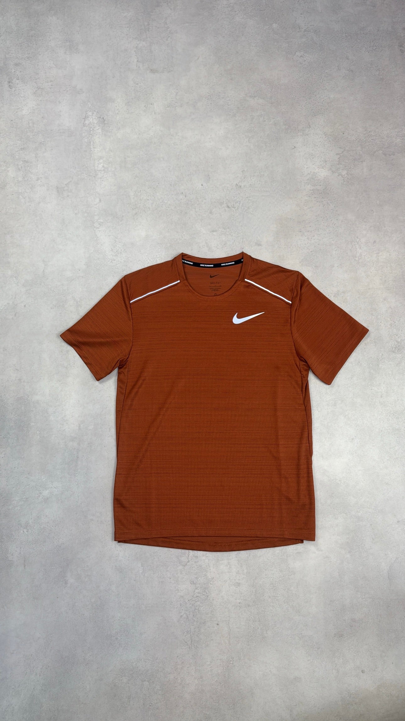 Nike Miler T-Shirt - Dark Russet