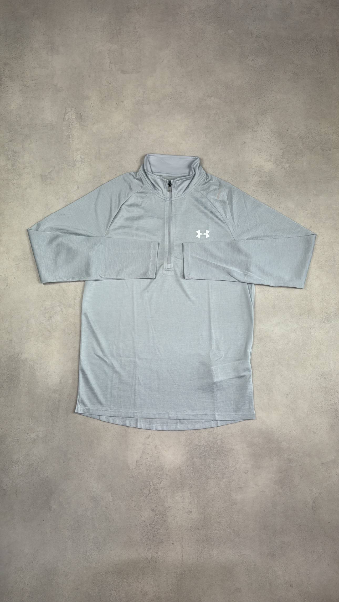 Under Armour Tech 2.0 Half Zip - Light grey