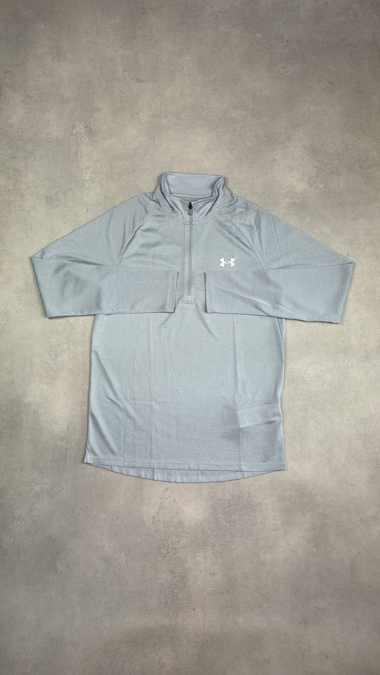 Under Armour Tech 2.0 Half Zip - Light grey