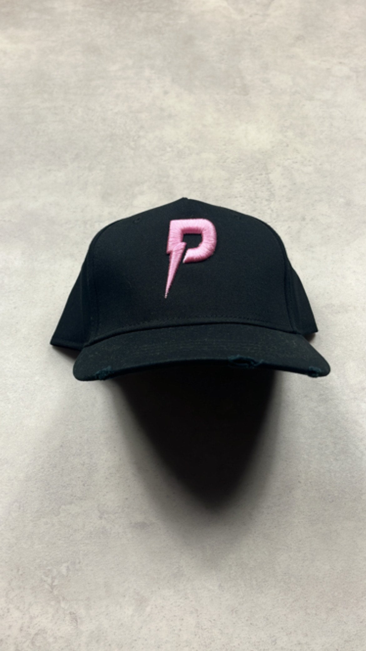 Patterned Hat Black/Pink