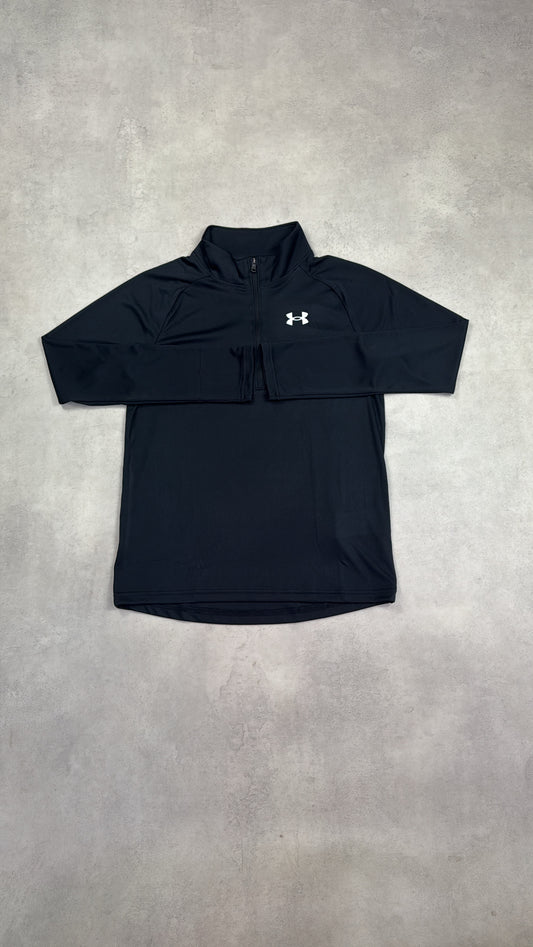 Junior Under Armour Tech Quarter Zip - Black