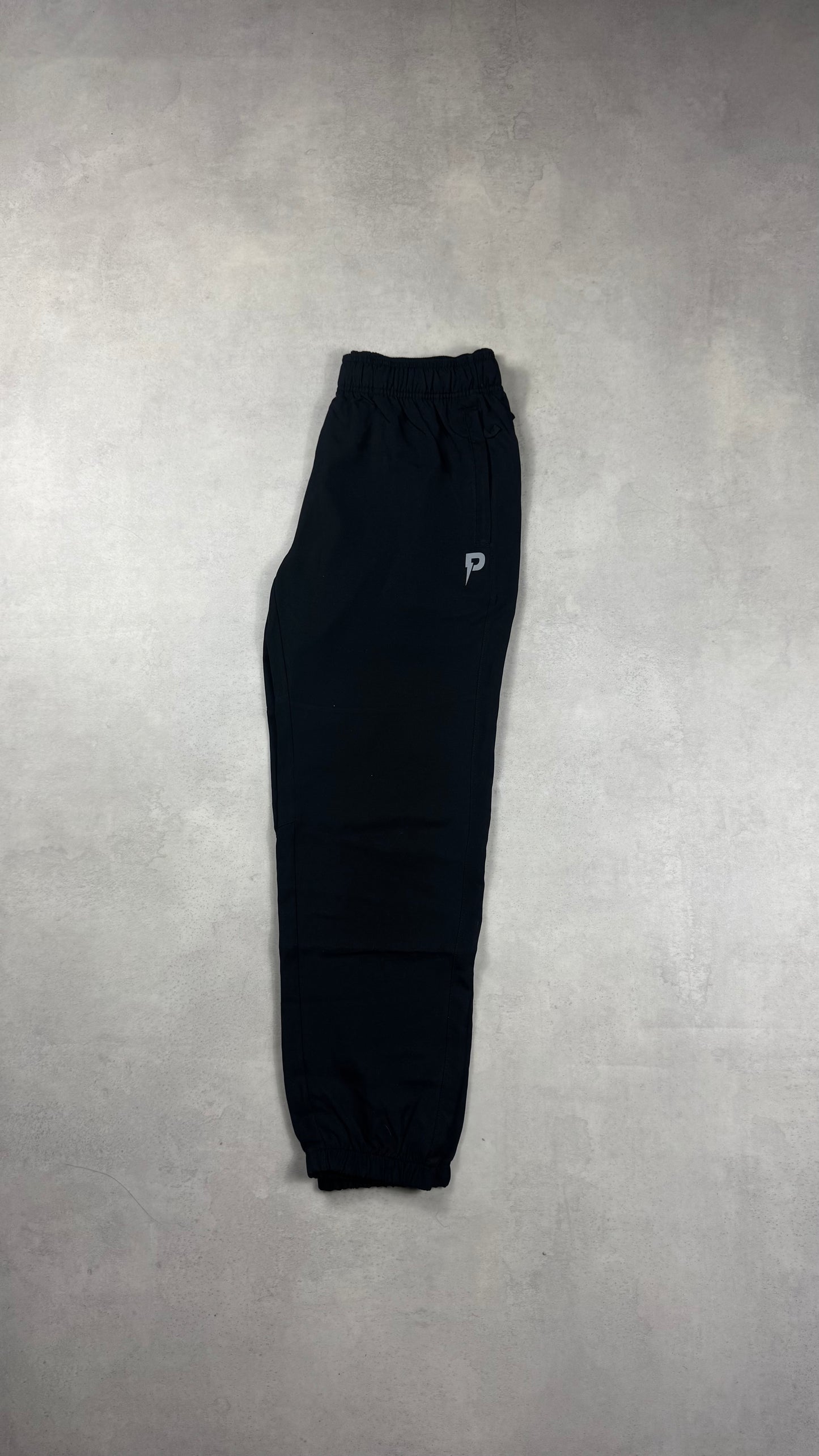 Patterned Joggers - Black