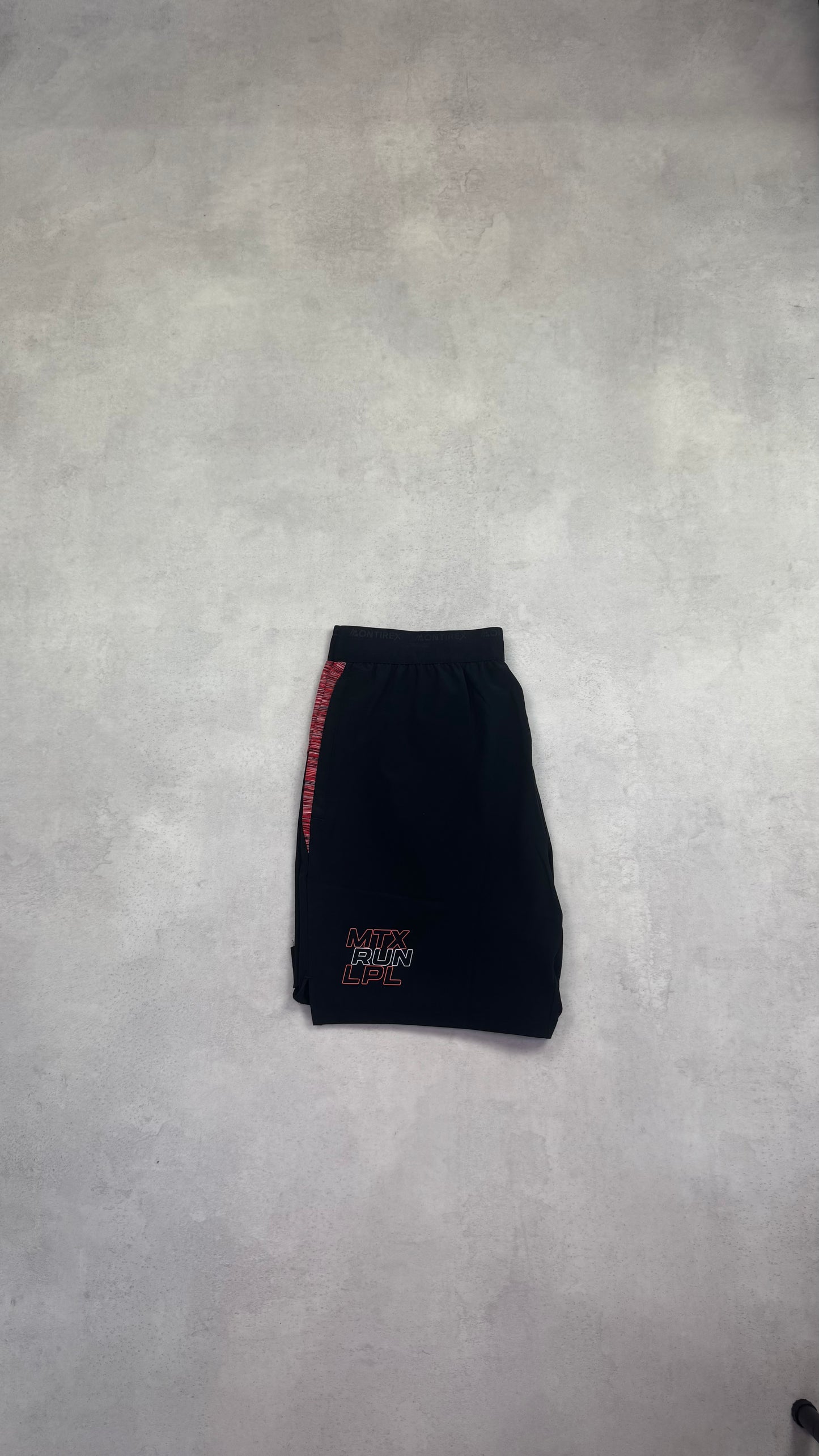 Montirex Run City LPL Shorts - Black/Red