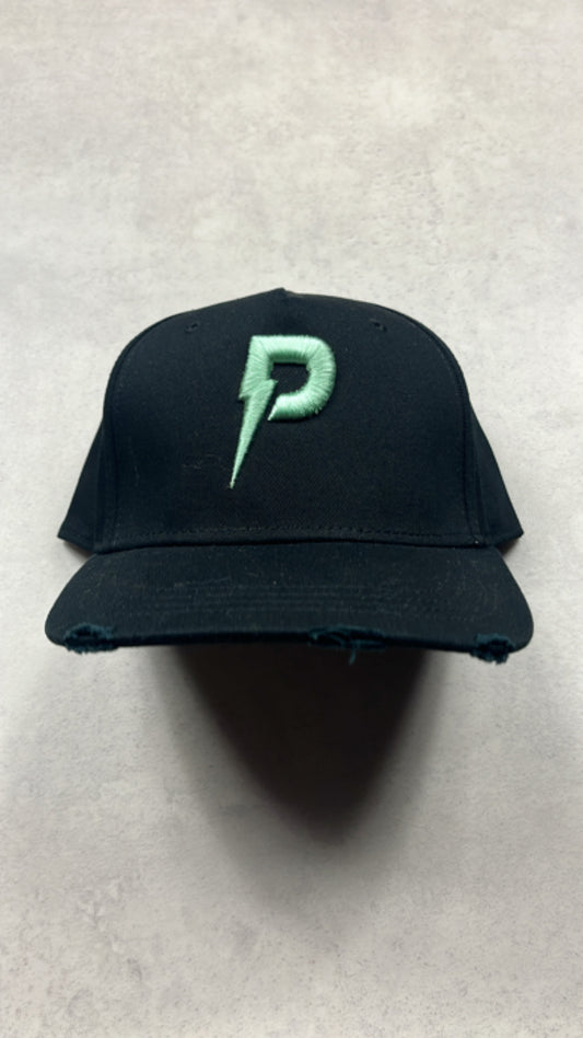 Patterned Hat Black/Green