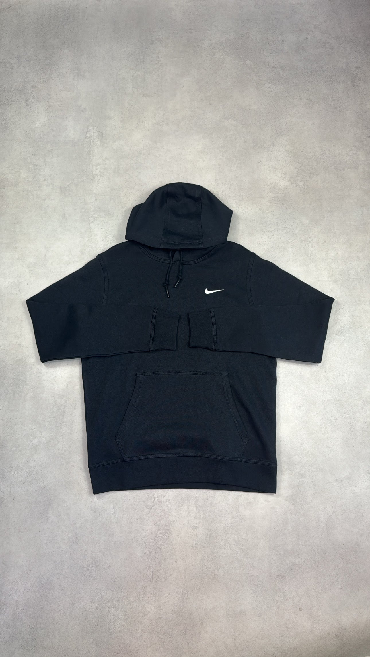 Nike Club Swoosh Hoodie - Black