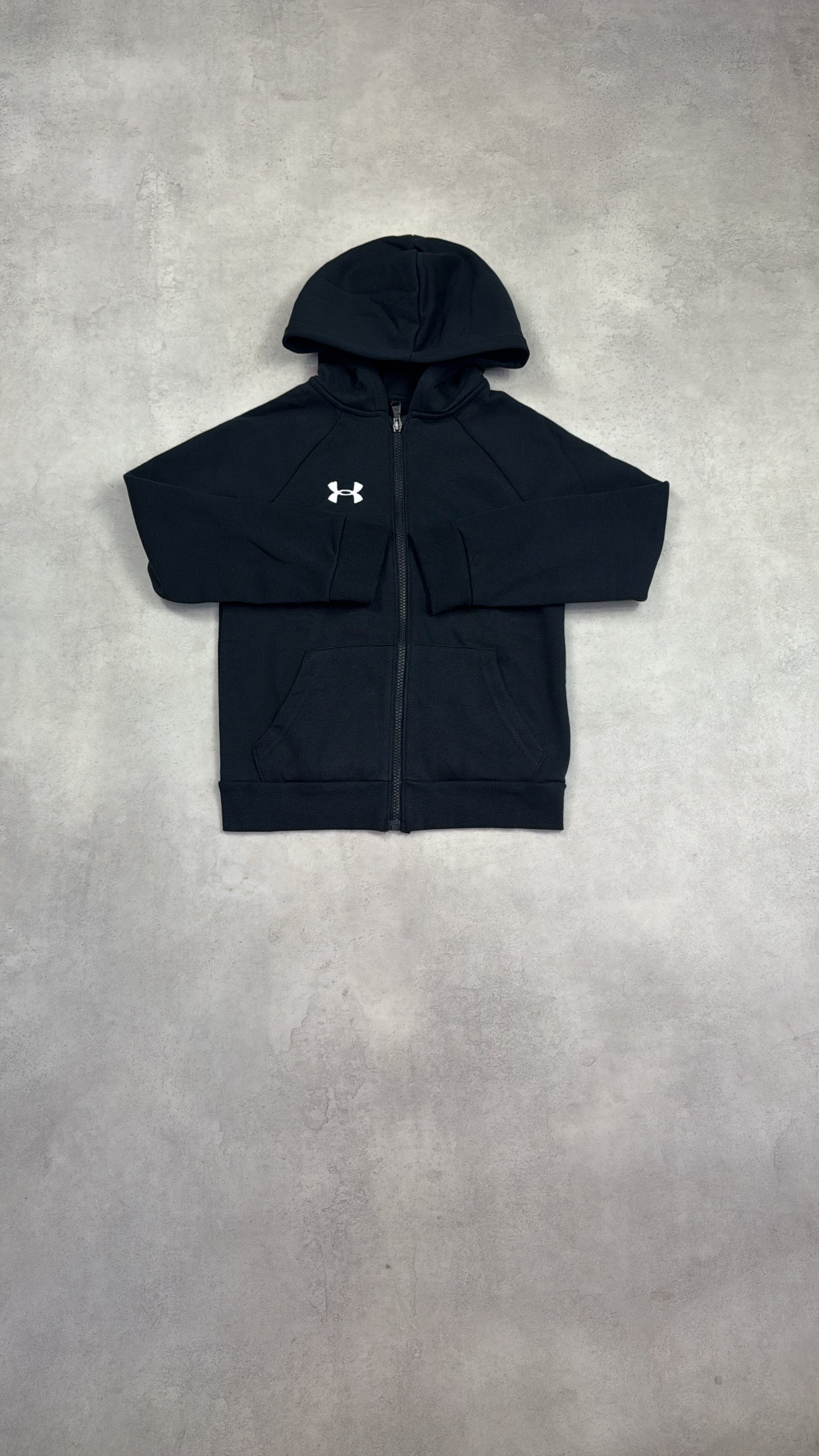 Junior Under Armour Fleece Zip Hoodie - Black
