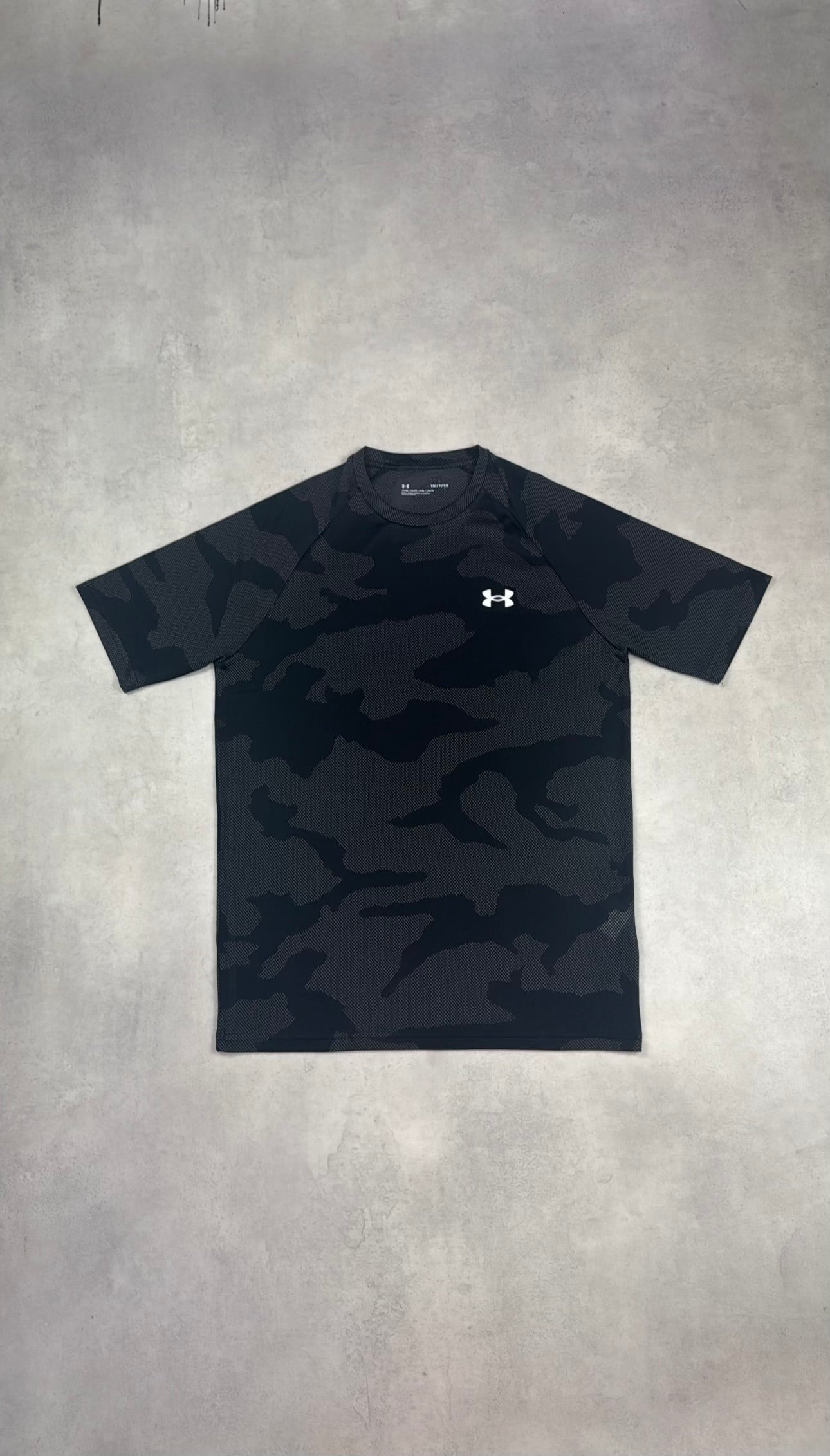 Under Armour Velocity Jacquard T-Shirt - Black Camo