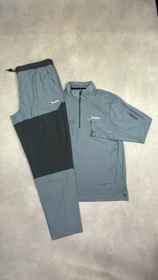 Berghaus Explorer 1/2 Zip & Navigator Pants Set - Grey