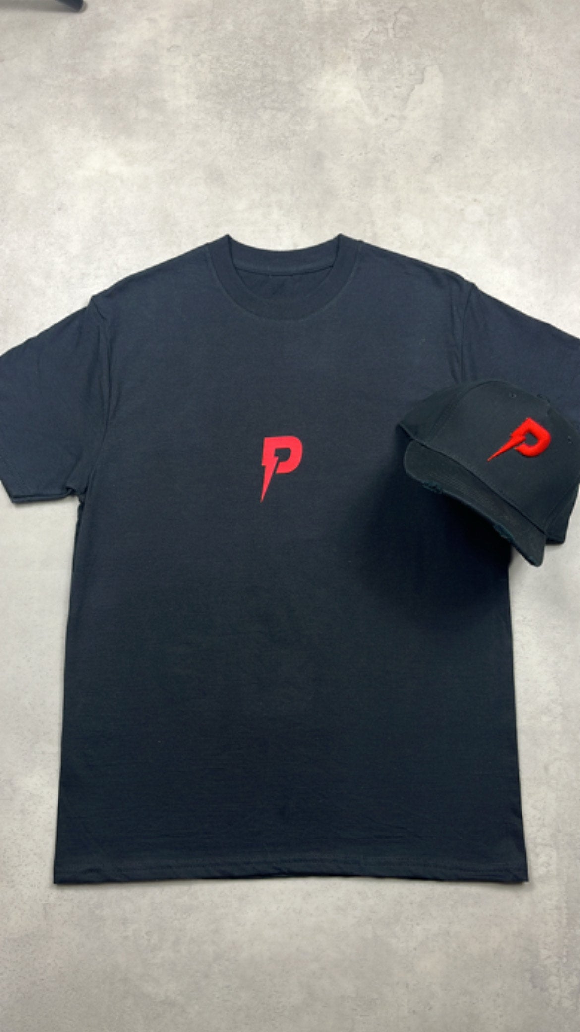 Patterend Red P T-shirt