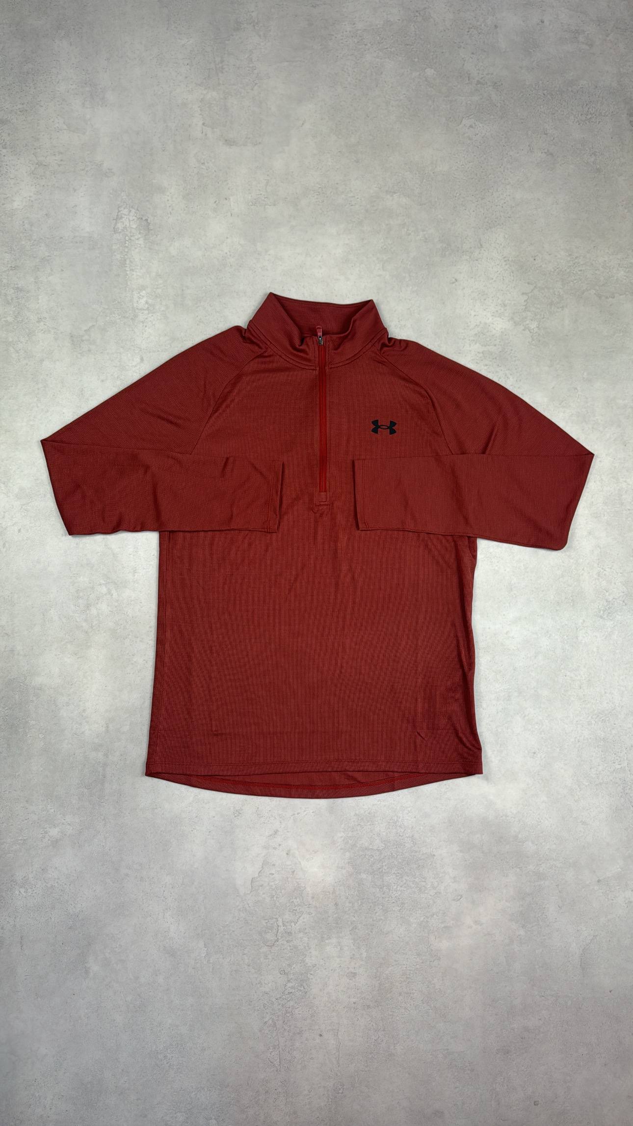 Under Armour Tech Textured Half Zip - Unearthed Orange