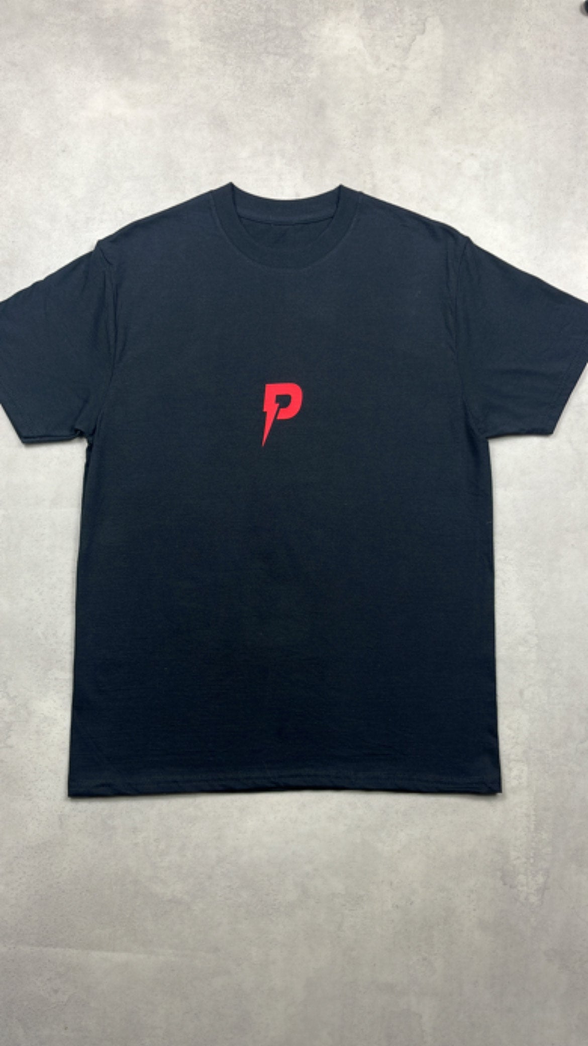 Patterend Red P T-shirt