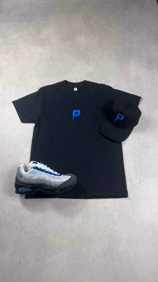 Spark Blue 95, Patterned T-Shirt & Hat