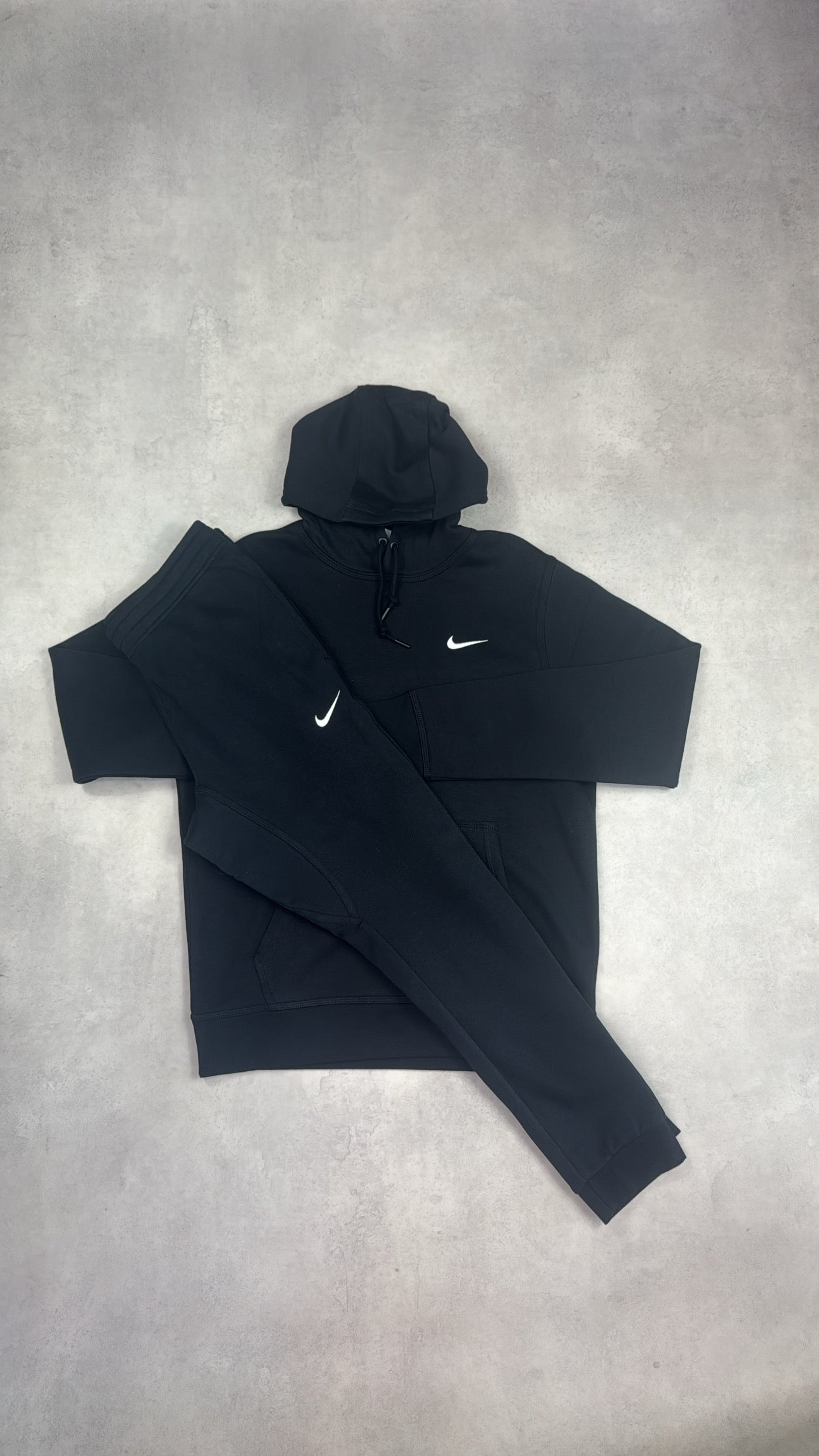 Nike Club Swoosh Hoodie - Black