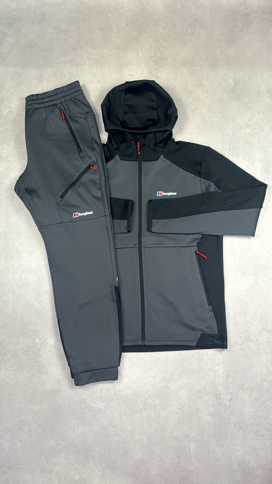 Berghaus Sidley Jacket & Pants Duo Set - Black/Grey