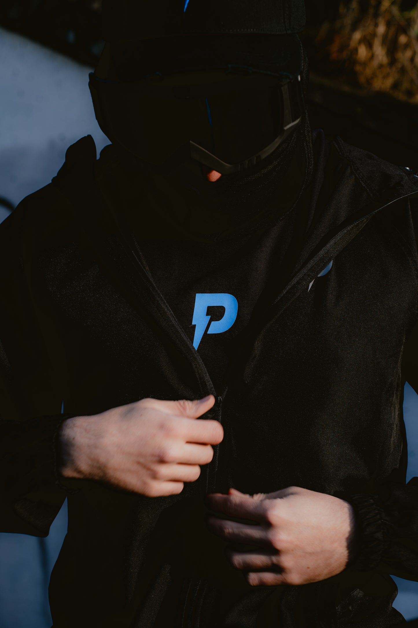 Patterned Blue P T-Shirt