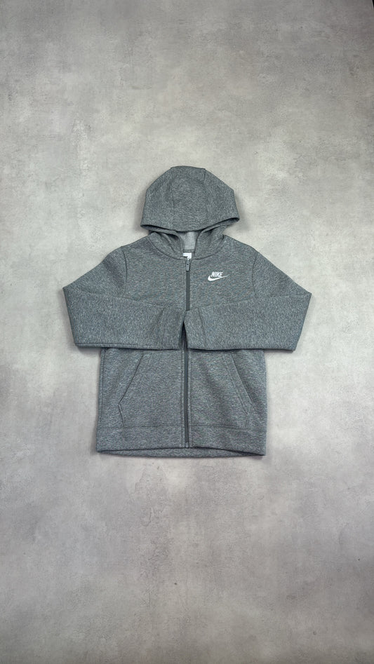 Juniors Nike Club Fleece Hoodie - Grey