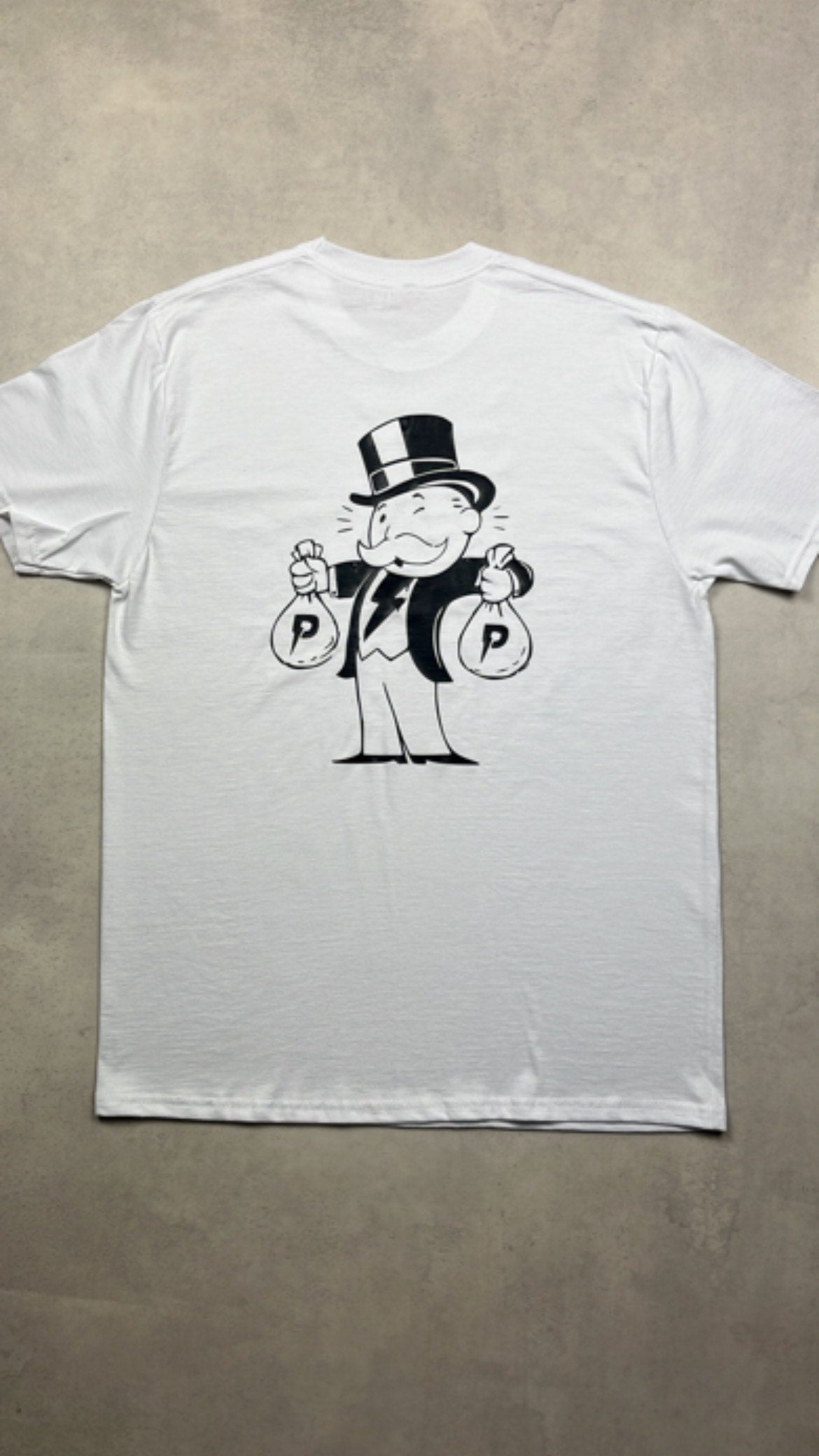 Patterned Monopoly T-Shirt White