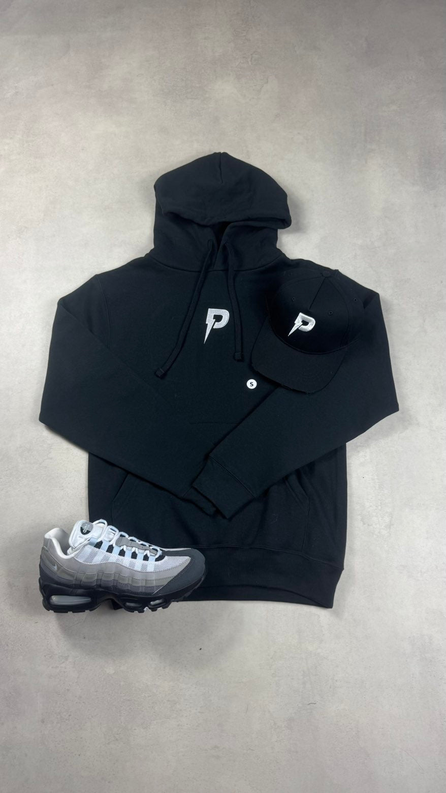 Blue Tints 95, Patterned Hoodie & Hat