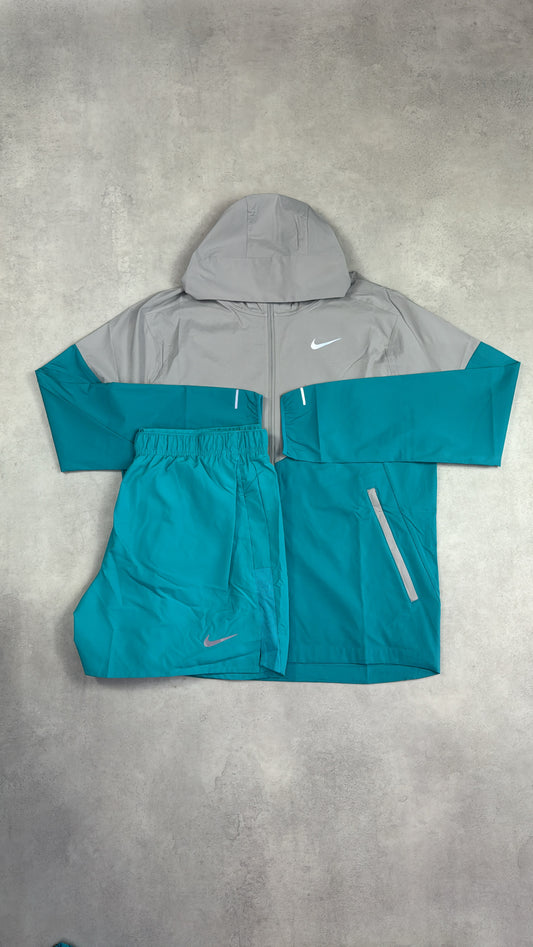 Nike Windrunner & Challenger Shorts Duo Set - Dusty Cactus/Grey