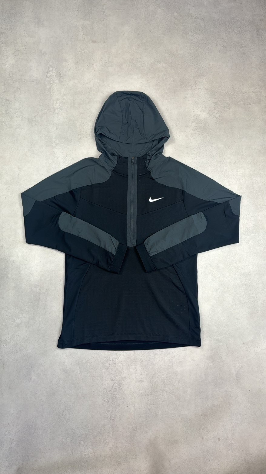 Nike Performance Hooded 1/2 Zip - Black